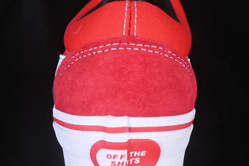 All categories Vans Vans series Vans Low Vans low-top Revenge x Storm Old Skool Lightning joint low-top casual sneakers red and white